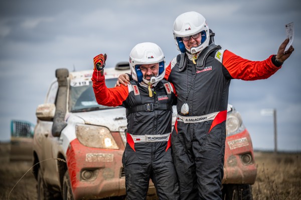 Baja Drawsko Pomorskie 2021 - załoga Horodeński / Sałaciński - Toyota Land Cruiser KDJ155 T2