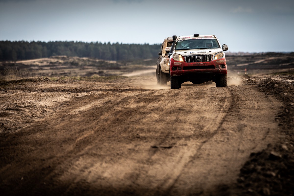 Baja Drawsko Pomorskie 2021 - załoga Horodeński / Sałaciński - Toyota Land Cruiser KDJ155 T2