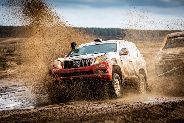 Baja Drawsko Pomorskie 2021 - załoga Horodeński / Sałaciński - Toyota Land Cruiser KDJ155 T2