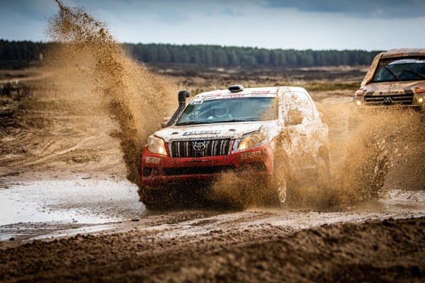 Baja Drawsko Pomorskie 2021 - załoga Horodeński / Sałaciński - Toyota Land Cruiser KDJ155 T2