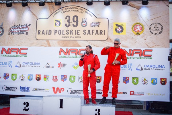 39. Rajd Polskie Safari 2019 - załoga Horodeński / Sałaciński - Toyota Land Cruiser KDJ155 T2