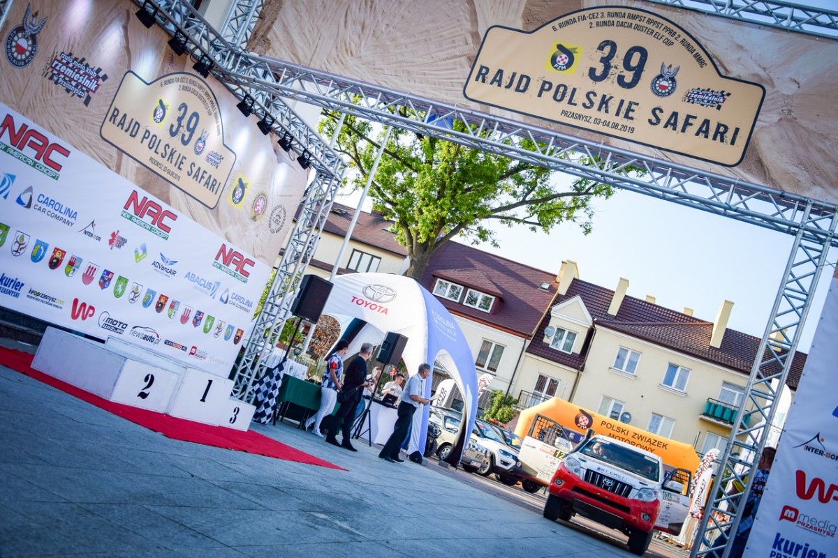 39. Rajd Polskie Safari 2019 - załoga Horodeński / Sałaciński - Toyota Land Cruiser KDJ155 T2