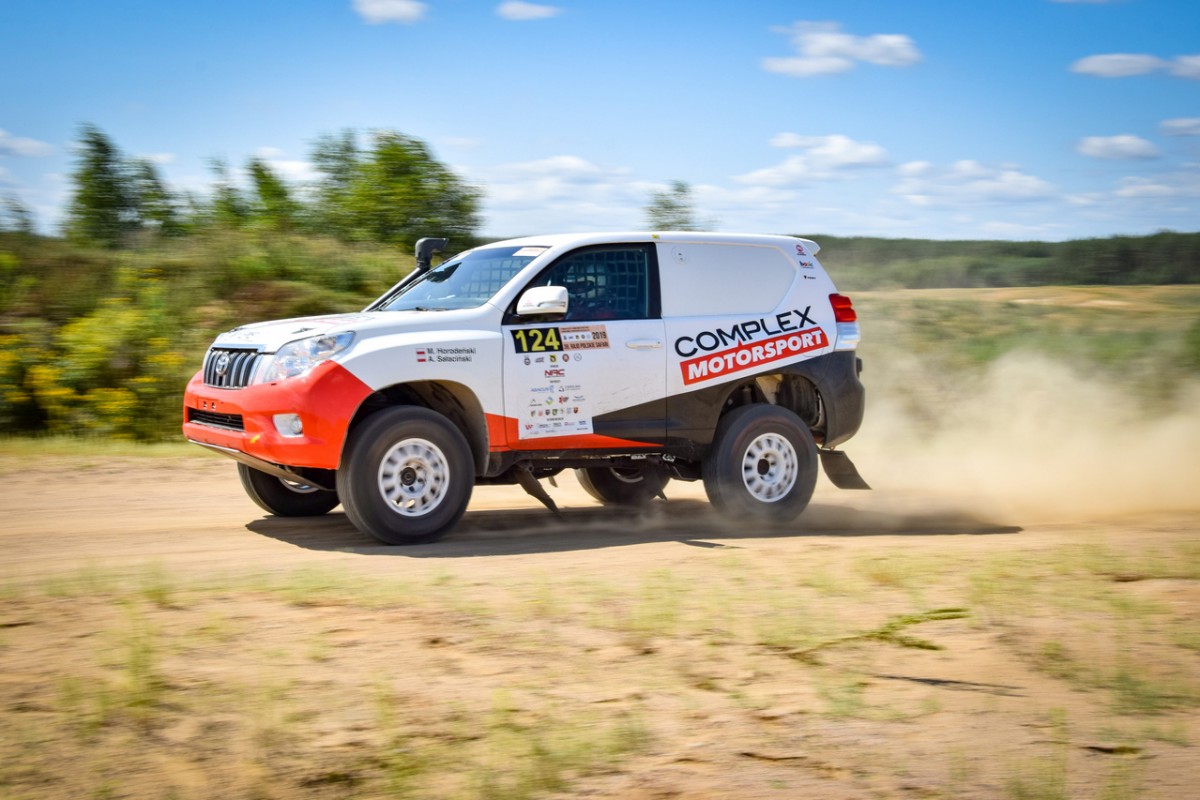 39. Rajd Polskie Safari 2019 - załoga Horodeński / Sałaciński - Toyota Land Cruiser KDJ155 T2