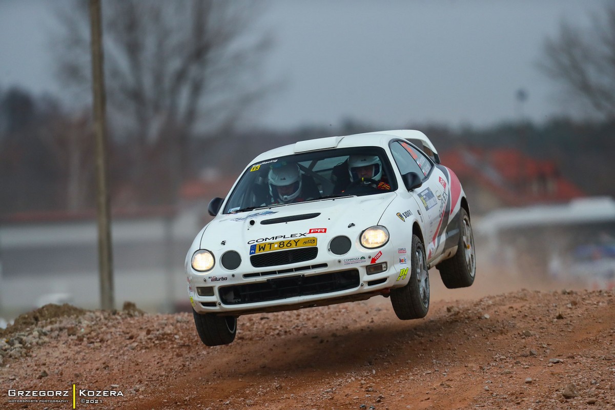Załoga Horodeński / Sałaciński - Toyota Celica GT-Four ST205 - 59. Rajd Barbórka 2021