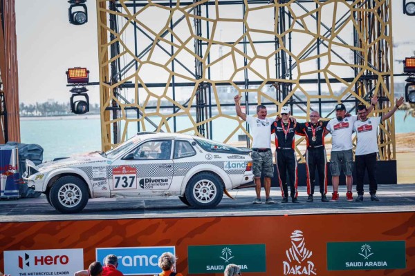 10. Tomasz Staniszewski i Stanisław Postawka Porsche 924 Turbo Rajd Dakar Classic 2024 Fot. DEXT P-RALLY TEAM